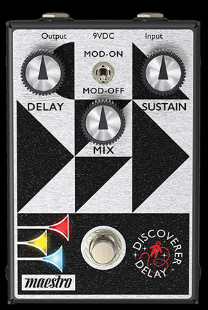 gibson pedals Maestro Discoverer Delay Effects Pedal 194744678578