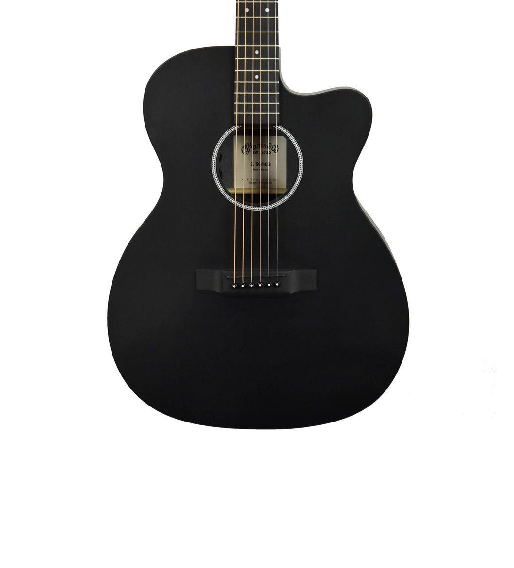 Martin OMC-XIE Acoustic-Electric Guitar in Black 2743673 - The Music Gallery