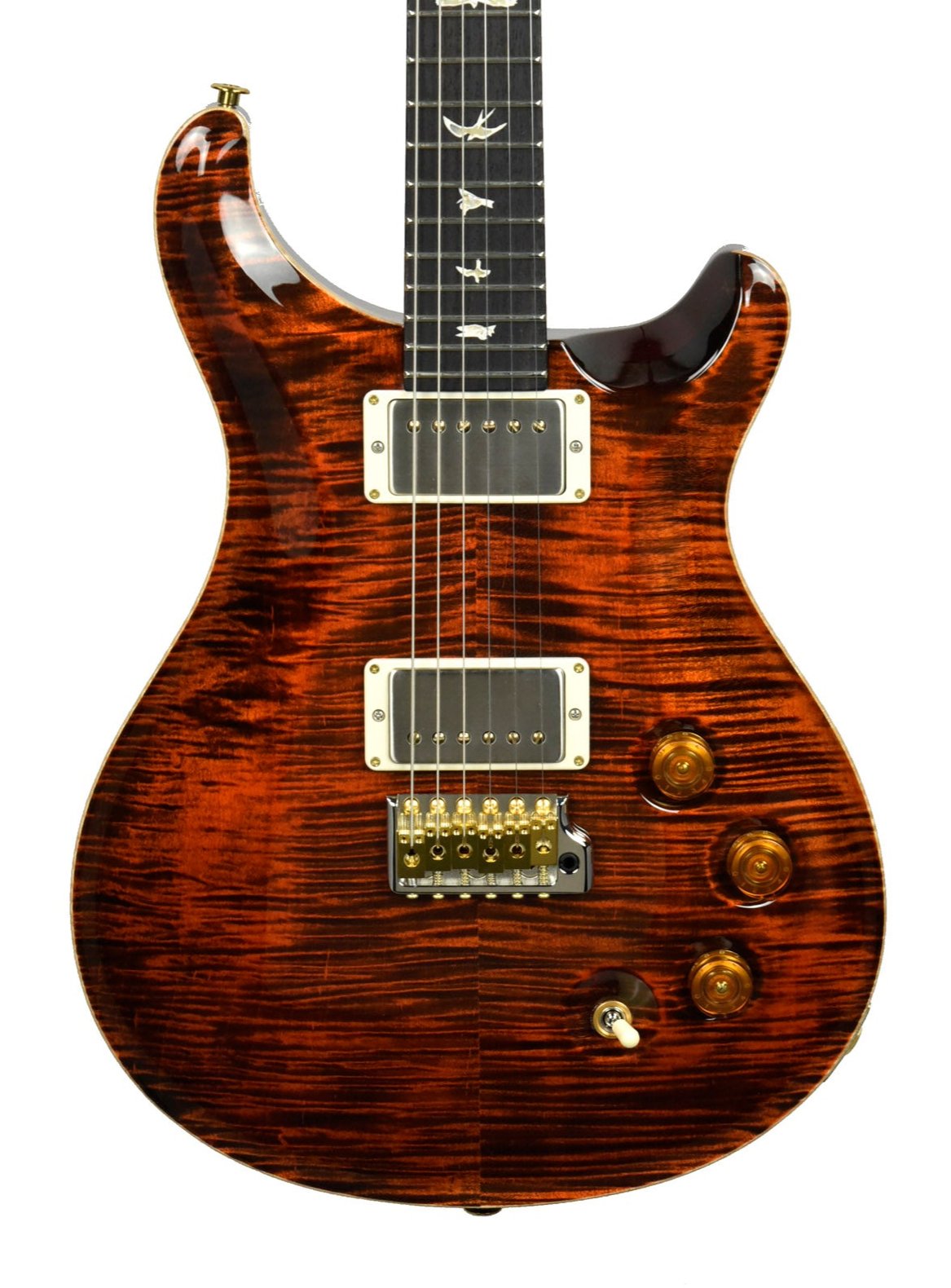 Prs custom deals 22 orange tiger