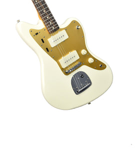 Squier J Mascis Jazzmaster Electric Guitar in Vintage White CYKC23006318 - The Music Gallery