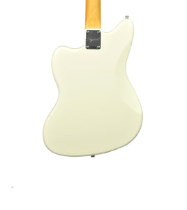 Squier J Mascis Jazzmaster Electric Guitar in Vintage White CYKC23006318 - The Music Gallery