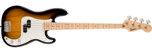 Squier Sonic Precision Bass in 2-Color Sunburst ICSA25015133 - The Music Gallery