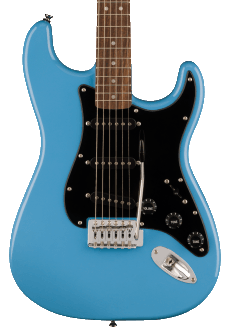 Squier Sonic Stratocaster in California Blue ICSL24013090 - The Music Gallery