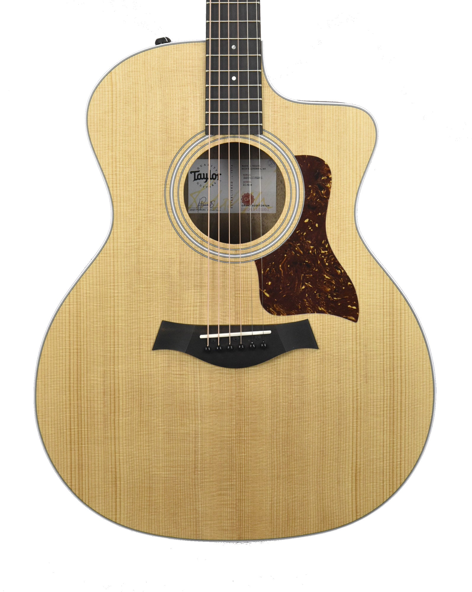 Taylor 214ce Acoustic-Electric Guitar in Natural 2204115261 | The