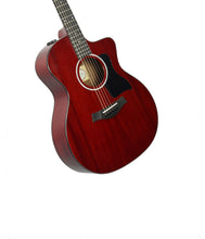 Taylor 224ce Deluxe Ltd. Acoustic-Electric Guitar in Trans Red 2204063365 - The Music Gallery