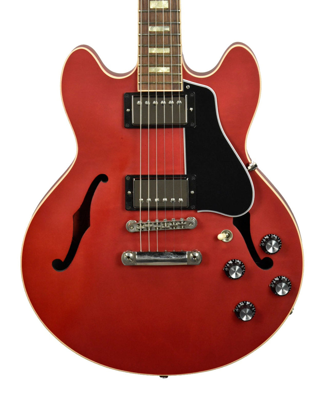 Used 2015 Gibson ES-339 Semi-Hollow in Satin Cherry Red 10375714 - The Music Gallery