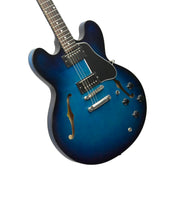 Used 2017 Gibson ES-335 Semi Hollow in Blue Burst w/OHSC 12297739 - The Music Gallery