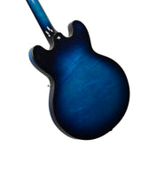 Used 2017 Gibson ES-335 Semi Hollow in Blue Burst w/OHSC 12297739 - The Music Gallery