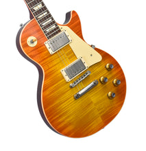 Used 2020 Gibson Custom Shop 60th Anniversary 1960 Les Paul Standard Reissue in V2 Orange Lemon Fade 00269 - The Music Gallery