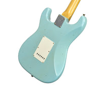 Used Fender Custom Shop 64 Stratocaster Journeyman Relic in Aged Daphne Blue CZ562799 - The Music Gallery