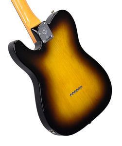 Used 2022 Fender Custom Shop WW10 Post Modern Telecaster DLX Closet Classic in Faded 2 Color Sunburst 14364 - The Music Gallery