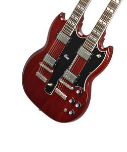 Used 2019 Gibson Custom 60s EDS-1275 Doubleneck Electric Guitar in Cherry Red CS000001 - The Music Gallery