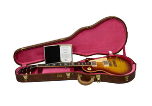 Used Gibson Custom Shop 1959 Les Paul Standard Murphy Lab Ultra Light Aged Washed Cherry Burst 912808 - The Music Gallery