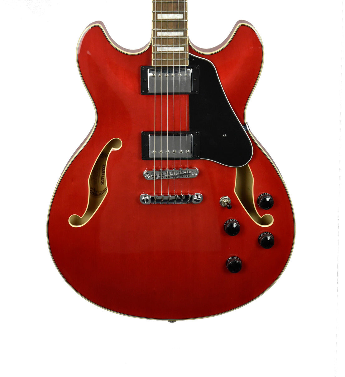 Used 2018 Ibanez AS73 Semi-Hollow Guitar in Transparent