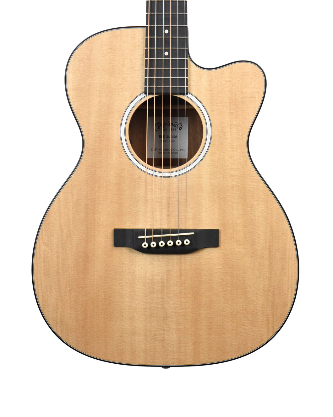 Used 2019 Martin 000CJr-10E Acoustic-Electric Guitar in Natural 2303310 - The Music Gallery