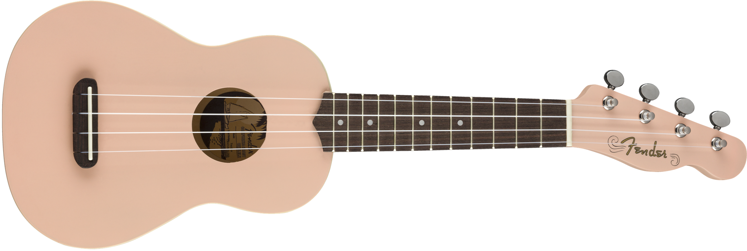Fender Venice Soprano Ukulele Shell Pink CYN2211418 | The