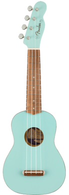 Fender Venice Soprano Ukulele in Daphne Blue CYN2152924 - The Music Gallery