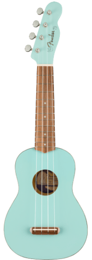 Fender Venice Soprano Ukulele in Daphne Blue CYN2152924 - The Music Gallery