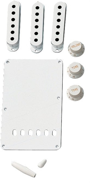 Fender® Stratocaster Accessory Kit - White - The Music Gallery