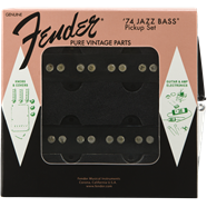 Fender Pure Vintage '74 Jazz Bass® Pickup Set in Black (2) - The Music Gallery