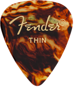 Fender Picks (12PK) Thin - Classic Shell - The Music Gallery