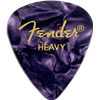 Fender Premium Celluloid 351 Shape Picks Heavy Purple Moto - 12-Pack - The Music Gallery