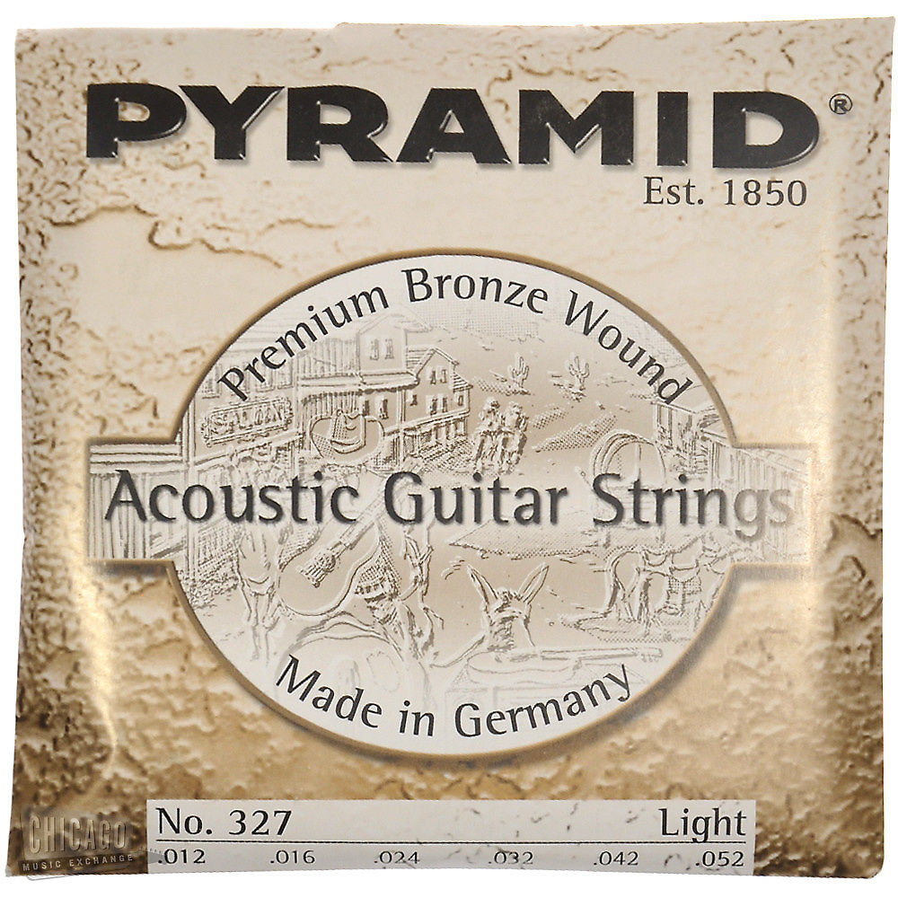 Pyramid .012-.052 Premium Bronze Acoustic Guitar Strings Light - The Music Gallery