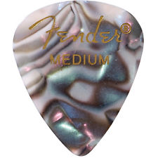 Fender® 351 Shape Premium Celluloid Picks - Medium Abalone 12-pack - The Music Gallery