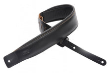 Levy's 2.5" Leather Guitar Strap w/ Foam Padding & Garment Leather Backing - The Music Gallery