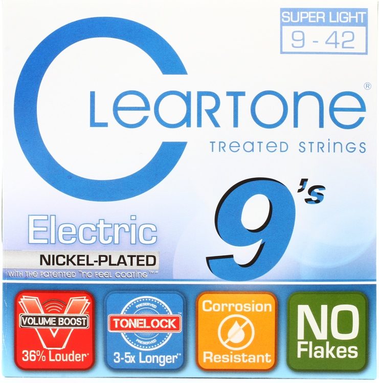 Cleartone Super Light .009-.042 9409 EMP Electric Guitar Strings - The Music Gallery