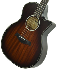 Taylor 324ce Builder's Edition Acoustic Electric in Shaded Edgeburst 1202250083 - The Music Gallery