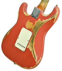 Fender Custom Shop Masterbuilt 62 Stratocaster Heavy Relic by Dale Wilson in Fiesta Red DW2026 - The Music Gallery