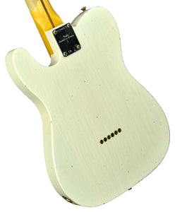Fender Custom Shop NAMM Special 55 Telecaster Journeyman Relic Aged White Blonde CZ546575 - The Music Gallery