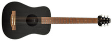 Klos Hybrid Carbon Fiber Acoustic Electric Travel Guitar in Black 155025 - The Music Gallery