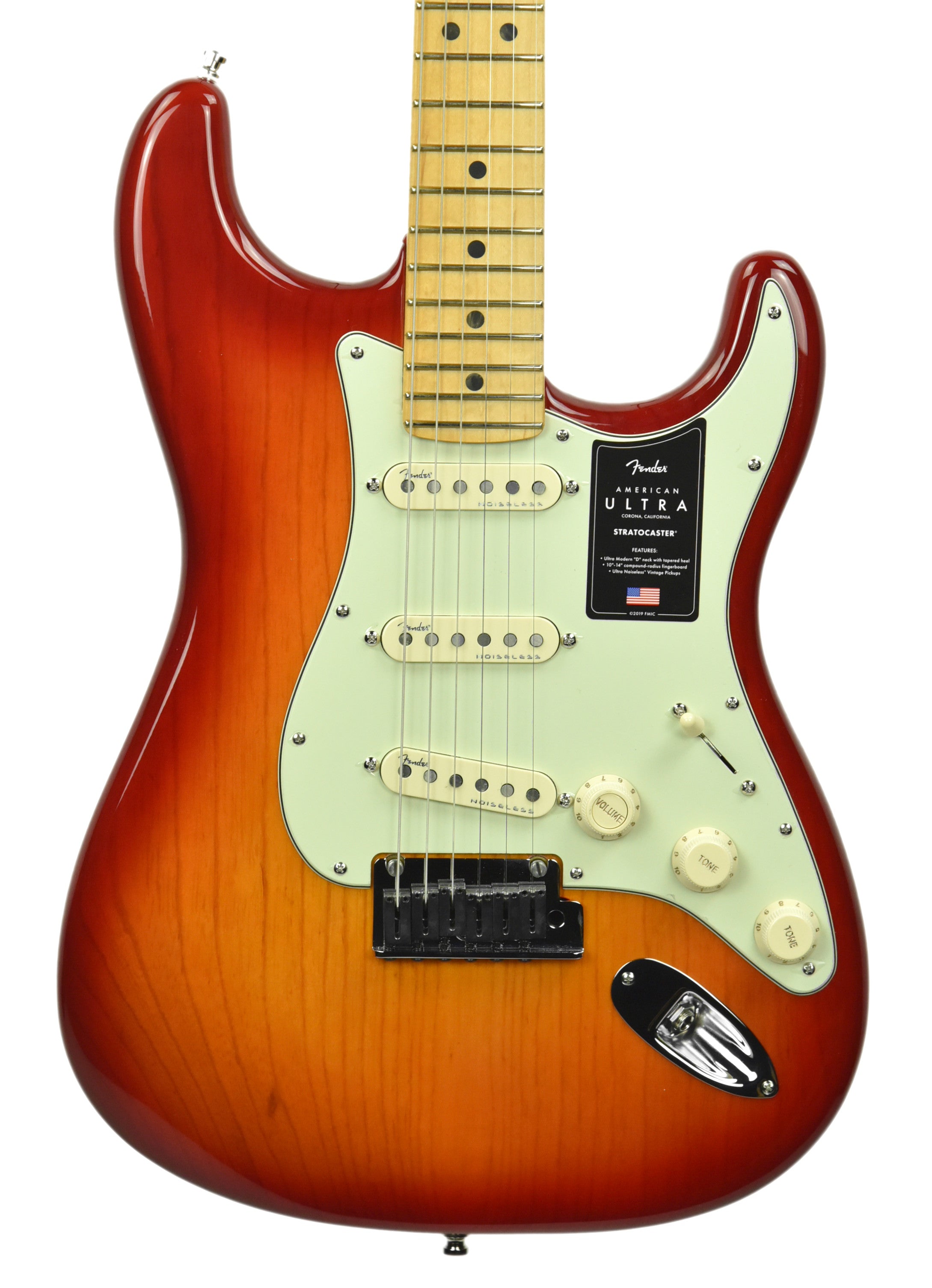 Fender american ultra stratocaster deals plasma red burst