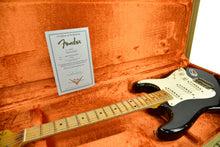 Used Fender Custom Shop 55 Strat Relic Masterbuilt by John Cruz in Black/3 Tone JC603 - The Music Gallery