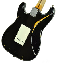 Used Fender Custom Shop 55 Strat Relic Masterbuilt by John Cruz in Black/3 Tone JC603 - The Music Gallery