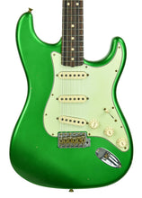 Fender Custom Shop 63 Stratocaster Journeyman Relic in Candy Green R104220 - The Music Gallery