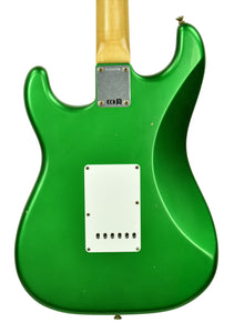 Fender Custom Shop 63 Stratocaster Journeyman Relic in Candy Green R104220 - The Music Gallery