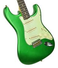 Fender Custom Shop 63 Stratocaster Journeyman Relic in Candy Green R104220 - The Music Gallery
