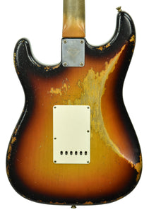 Fender Custom Shop 1962 Stratocaster Relic Masterbuilt by Dale Wilson in 3 Tone Sunburst DW2112 - The Music Gallery