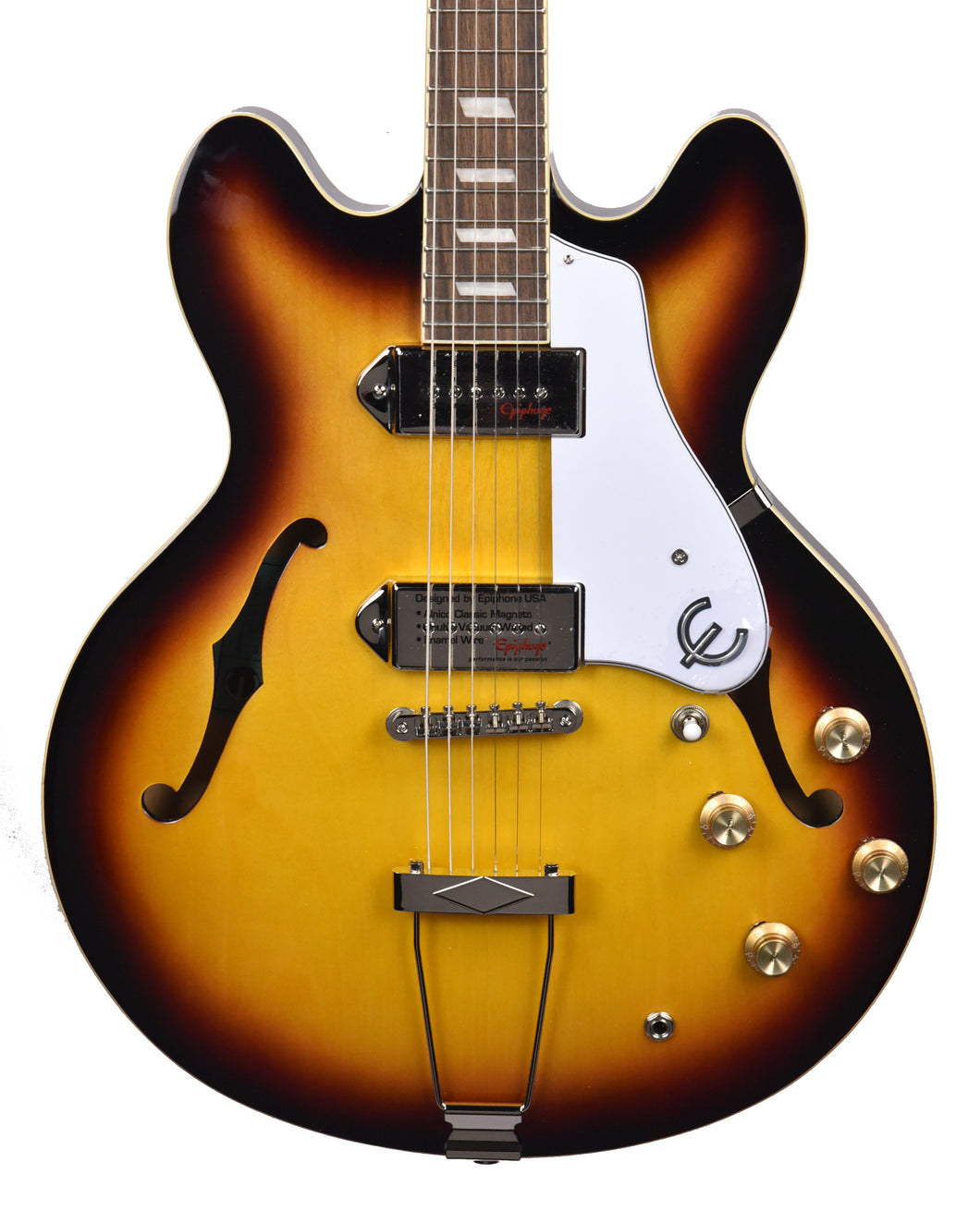 Epiphone Casino Archtop Hollow Body in Vintage Sunburst 20111534729 - The Music Gallery