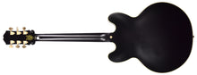 Epiphone Emily Wolfe Sheraton Stealth Semi-Hollow in Black Aged Gloss 20121525682 - The Music Gallery
