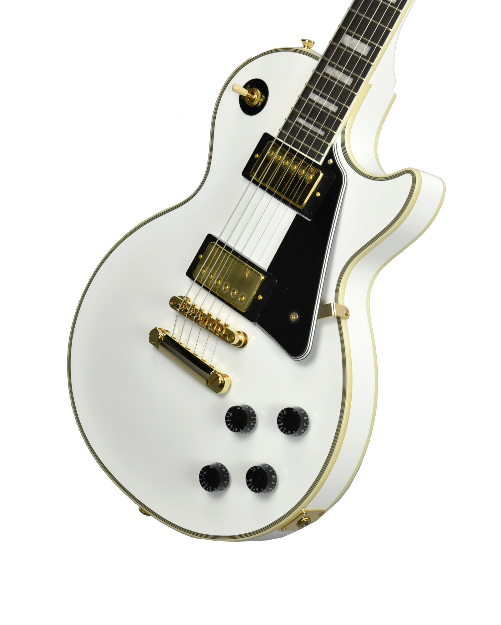 Epiphone Les Paul Custom Electric Guitar in Alpine White 