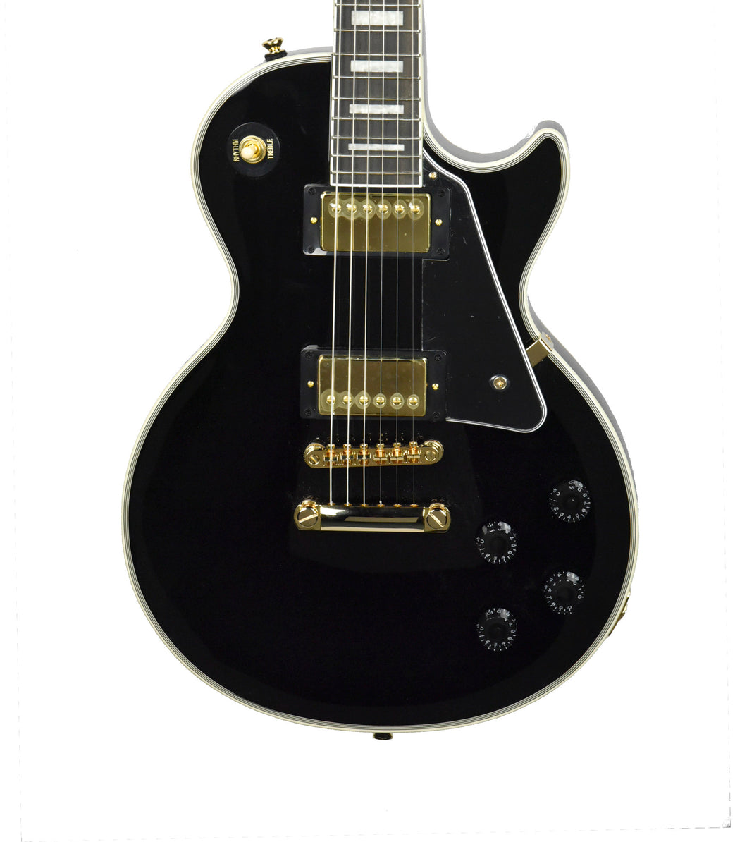 Epiphone Les Paul Custom Electric Guitar in Ebony 22031529495 - The Music Gallery