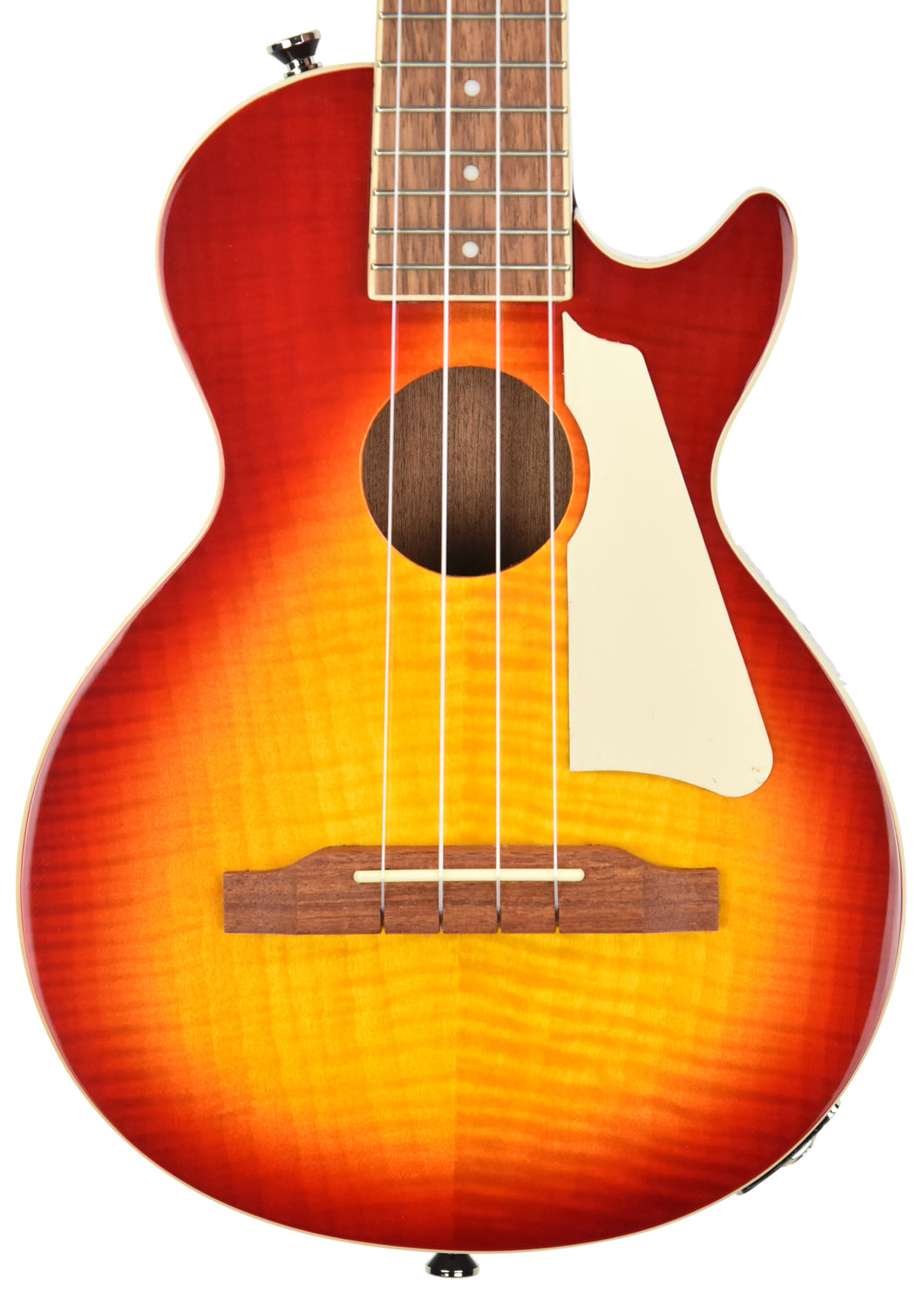 Epiphone Les Paul Concert Ukulele Acoustic-Electric in Heritage Cherry Sunburst 21041310522 - The Music Gallery
