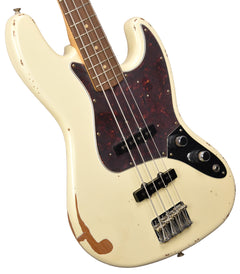 Fender 60th Anniversary Road Worn Jazz Bass in Olympic White