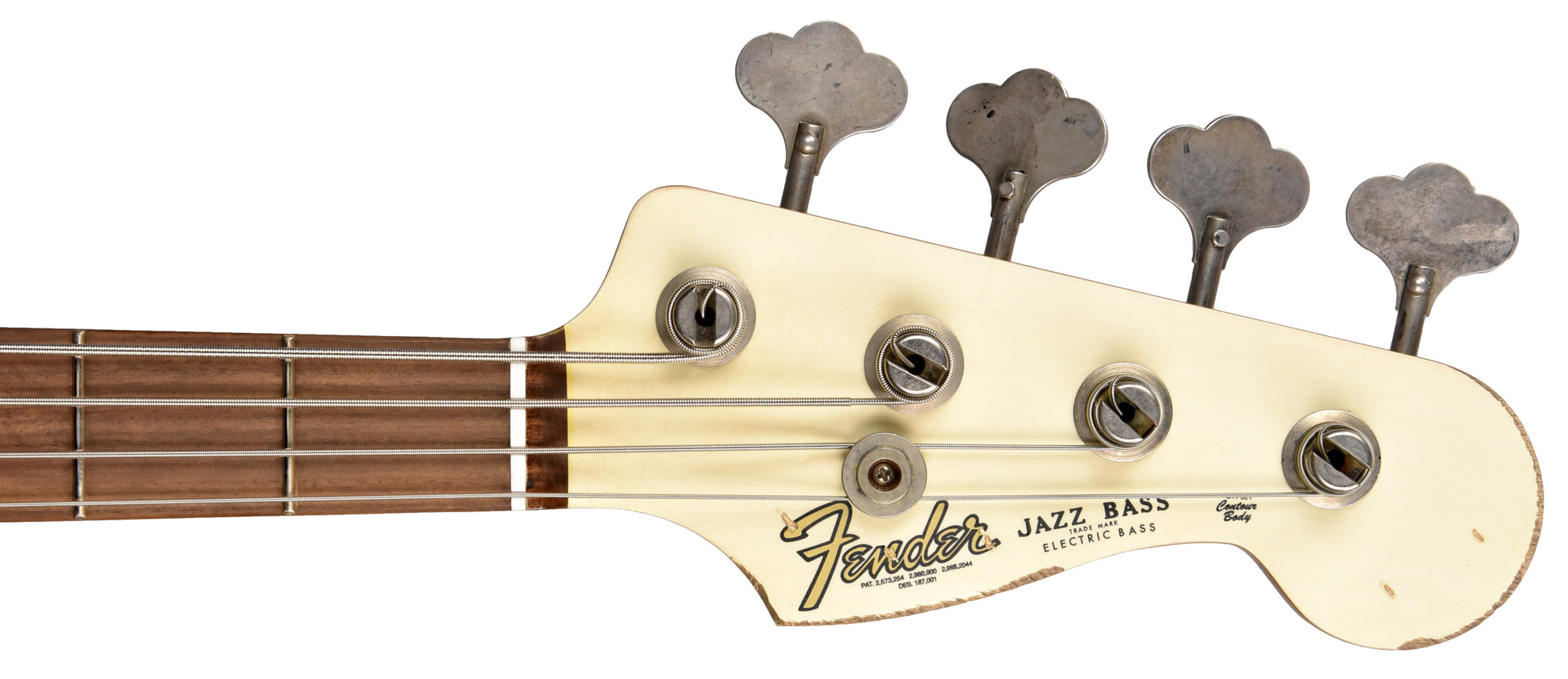 Fender 60th Anniversary Road Worn Jazz Bass in Olympic White MXJ01437