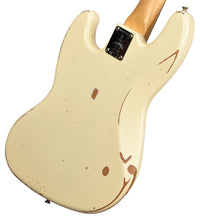 Fender 60th Anniversary Road Worn Jazz Bass in Olympic White MXJ01437 - The Music Gallery