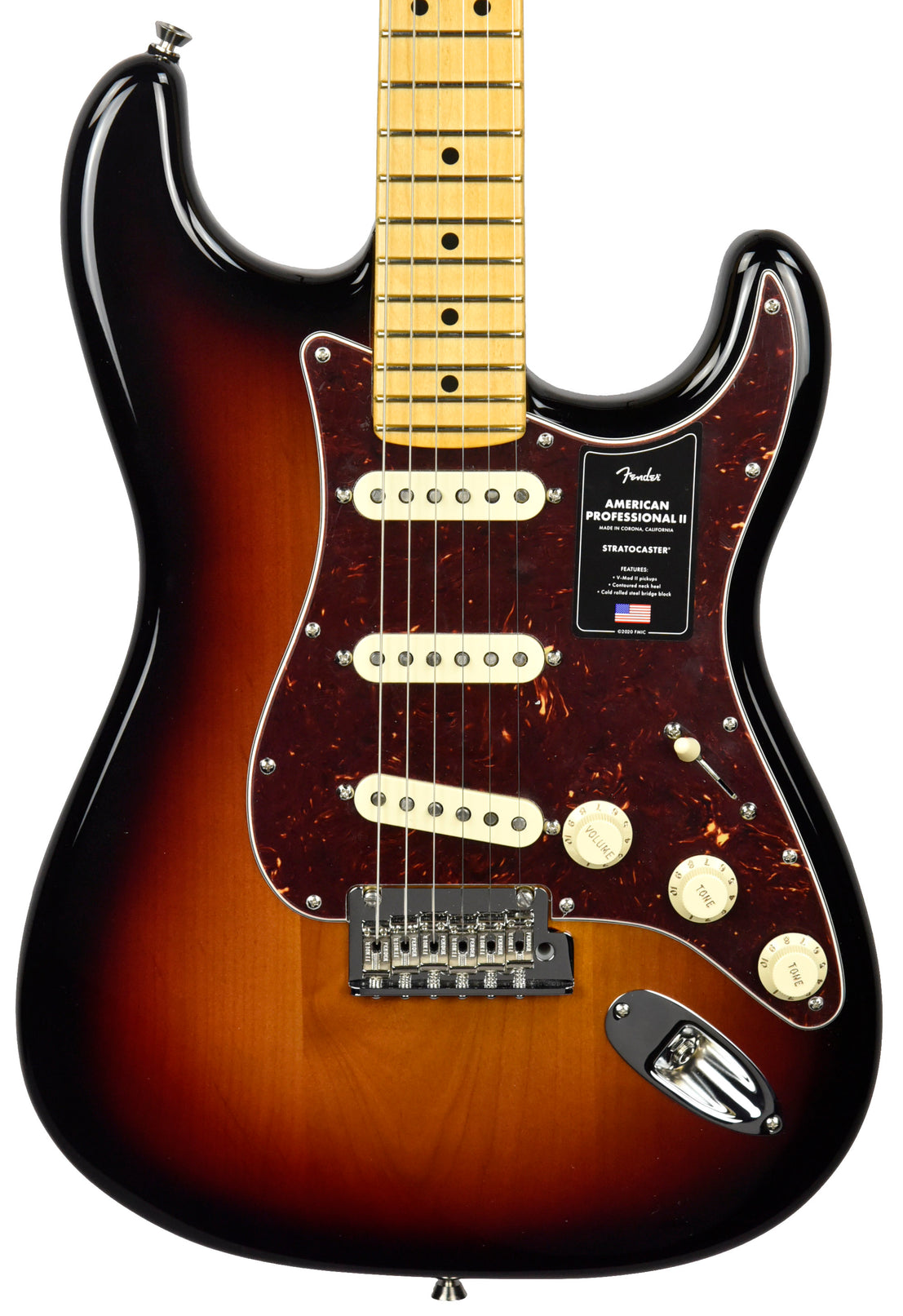 Fender American Professional II Stratocaster in Three Color Sunburst  US210031975